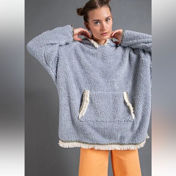 Easel Women’s Pullover Fleece Sweatshirt Size Small - Picture 2 of 9
